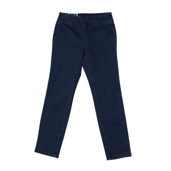 Charter Club Jeans Womens Size 6P Cambridge Slim Pull On Blue Denim Jegging NWT - Picture 1 of 11